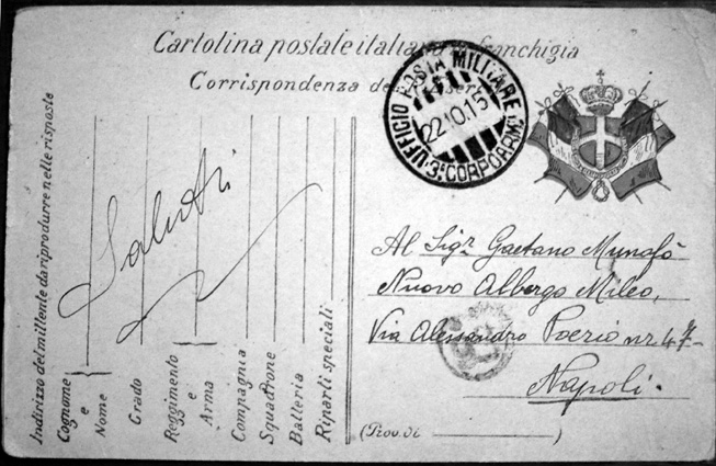 scattata&nbsp; il 21 Ottobre, 1915.